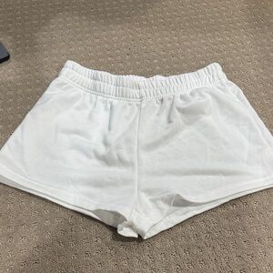 SHEIN Women's White Athletic Shorts